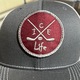 Ice Life Trucker Style Patch Hat-Click for color selection - Ice Life Hockey