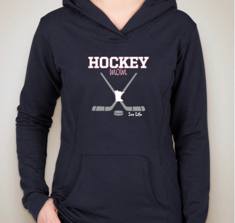 Hockey Mom Cross Stick Sweatshirt - Ice Life Hockey