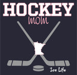 Hockey Mom Cross Stick Sweatshirt - Ice Life Hockey