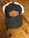 Ice Life- Leather Trucker Style Patch Hat - Ice Life Hockey