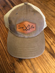 Ice Life- Leather Trucker Style Patch Hat - Ice Life Hockey
