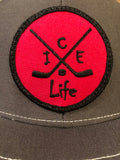 Ice Life Trucker Style Patch Hat-Click for color selection - Ice Life Hockey