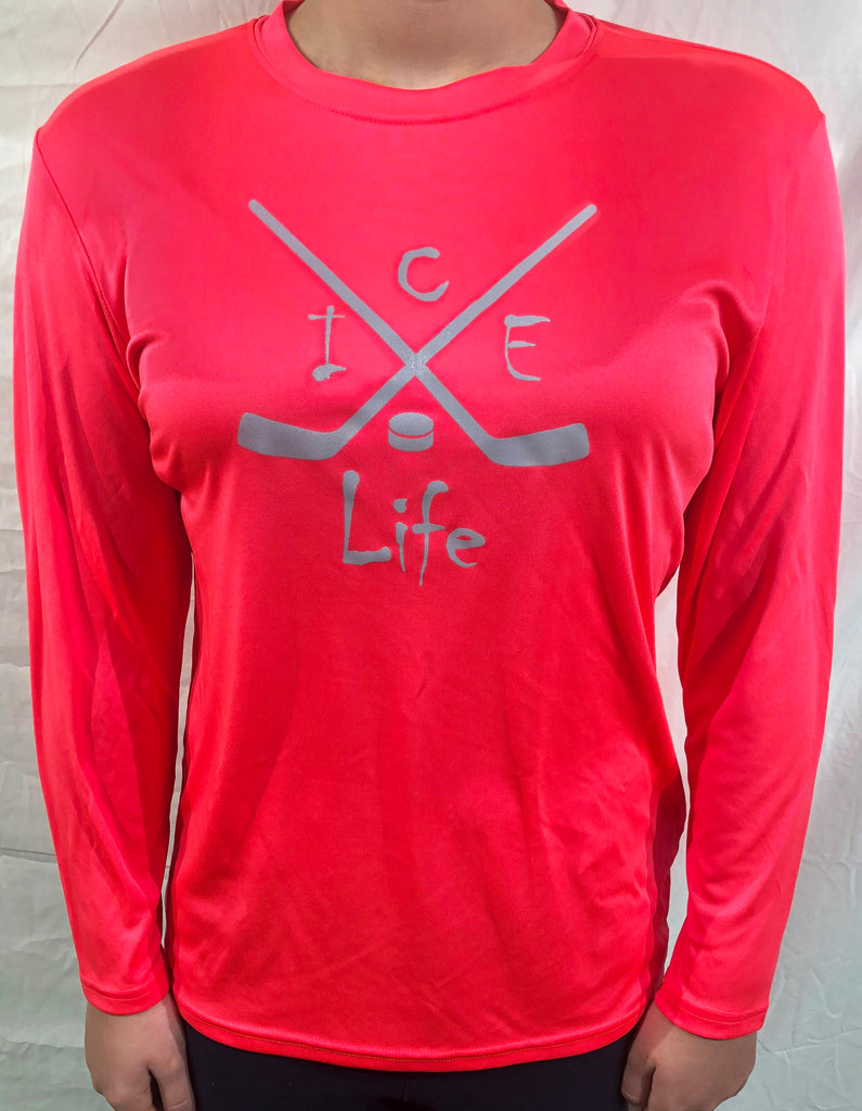 Youth Performance Long Sleeve T-shirt – Ice Life Hockey
