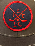 Ice Life Trucker Style Patch Hat-Click for color selection - Ice Life Hockey